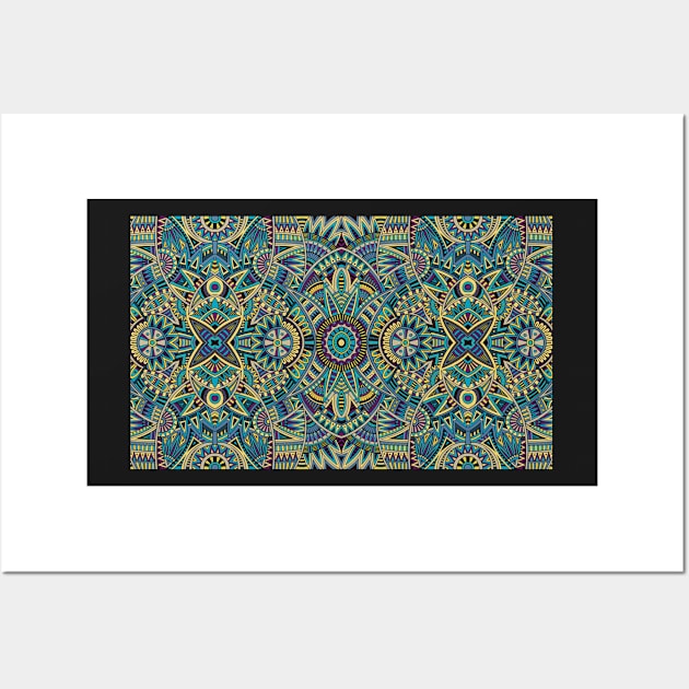 Ethnic pattern pet bandana Wall Art by NinosDelViento